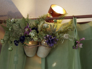 手作りのアレンジメント
